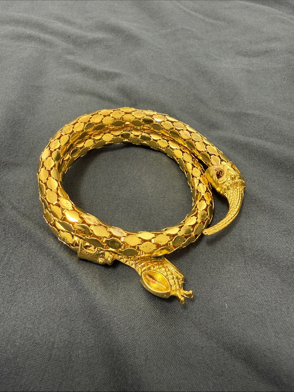 Gold Snake Wrap Bracelet for Women
